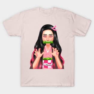 Nezuko fan art T-Shirt